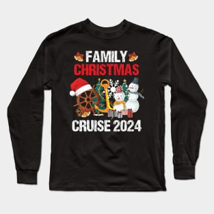 2024 Family Birthday Cruise Vacation Matching Group Long Sleeve T-Shirt